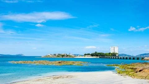 Toralla island Foto stock