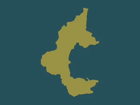 Torbay, England - Great Britain. Solid color shape 스톡 일러스트