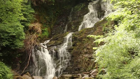 Torc waterfall Killarney Stock Footage 75343713