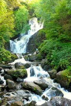 Torc waterfall 스톡 사진