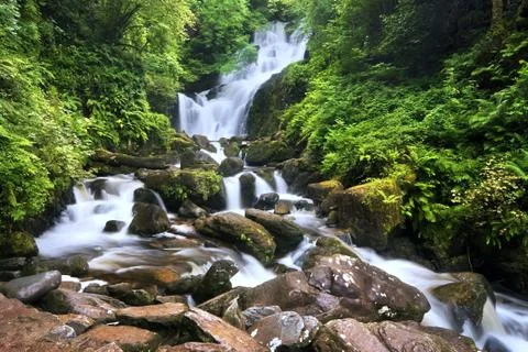 Torc Waterfall Foto stock