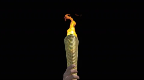 Torch, 3D redenring Stock Footage 64980671