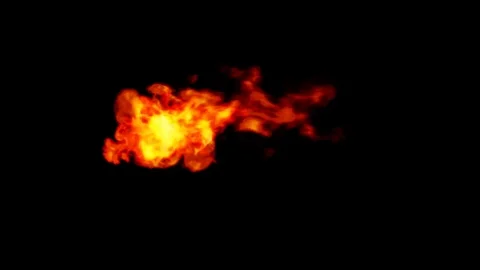 Torch Burning Stock Footage 90134222