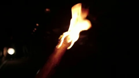Torch close up Видео 77050502