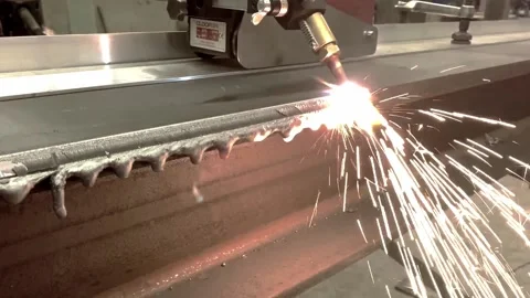 Torch Cutting HD Stock Footage 143022522