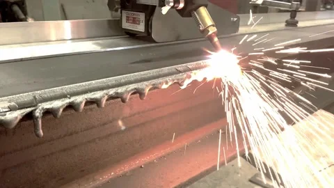 Torch Cutting Ultra HD Stock Footage 143022542