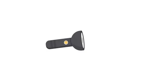 Torch icon animation for video motion graphics Stock Footage 179451135