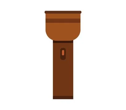 Torch icon illustrated in vector on white background Stock Illustration