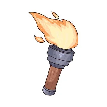 Torch illustration Stock Illustration
