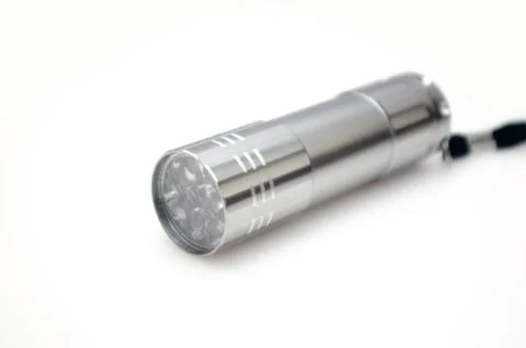 Torch isolated on white background Foto stock