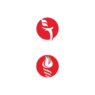 Torch  Logo Template vector symbol Stockillustratie