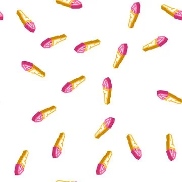 Torch with magic stone isometric icon seamless pattern 스톡 일러스트