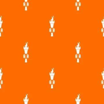 Torch pattern seamless Stock Illustration