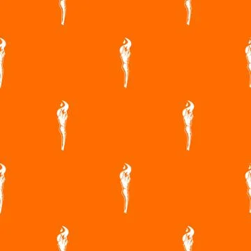 Torch pattern vector orange Stock Illustration