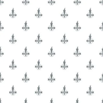 Torch pattern vector seamless Stock Illustration