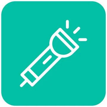 Torch Vector Icon Design Illustration Stock Illustration