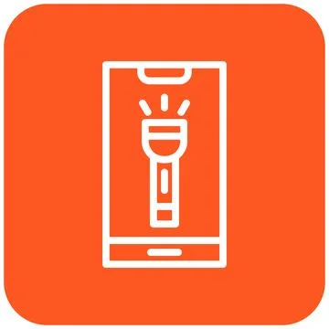 Torch Vector Icon Design Illustration Stock Illustration