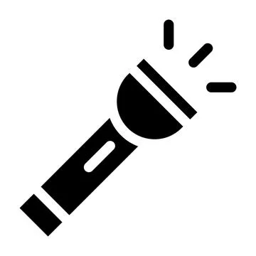 Torch Vector Icon Design Illustration Stock Illustration