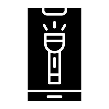 Torch Vector Icon Design Illustration Stock Illustration