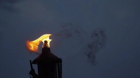 Torches and Fire Stock Footage 135273127