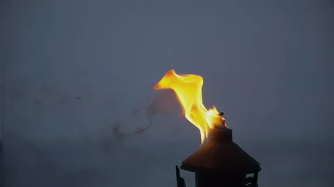 Torches and Fire Stock Footage 135273183