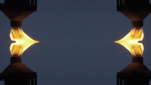 Torches and Fire Stock Footage 135273190