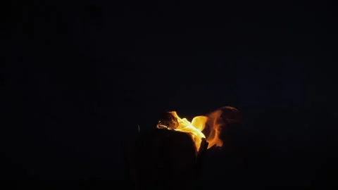 Torches and Fire Stock Footage 135407114