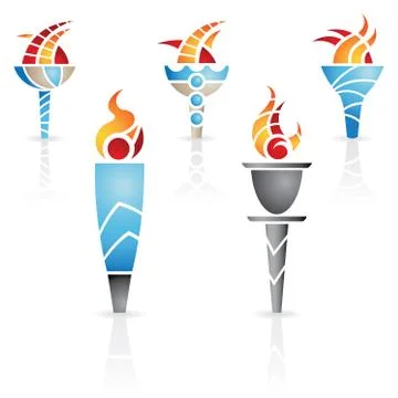 Torches イラスト素材
