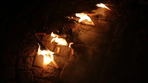 Torchlight Stock Footage 218788527