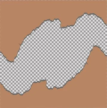 Tore off a piece of colored paper. Vector paper design template. Vector Stock Illustration