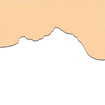 Tore off a piece of colored paper. Vector paper design template. Vector Stock Illustration