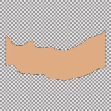Tore off a piece of colored paper. Vector paper design template. Vector Stock Illustration