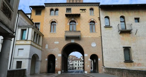 Toresin palace in Oderzo (TV) 動画素材 86567835