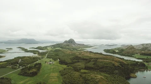 The Torghatten Mountain 스톡 동영상 95483811