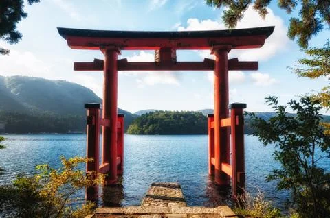 Torii gate Stock Photos
