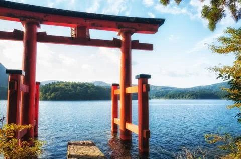 Torii gate Stock Photos