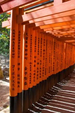Torii in Kyoto Stock Photos