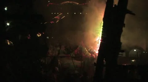 The Toritos parade from a spectators point of view Video stock 19112536