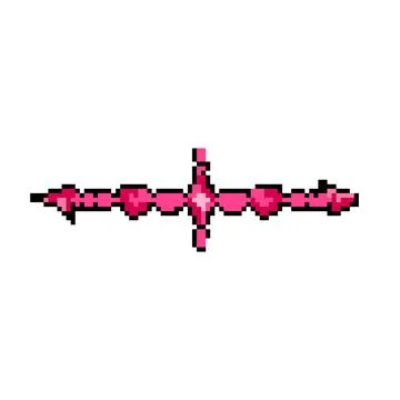 Torment wedding border ornament pixel art vector illustration Stock Illustration