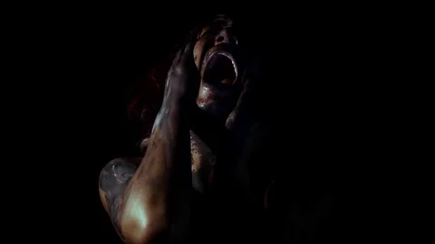 The tormented soul Stock Footage 123271351