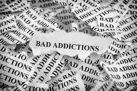 Torn Bad Addictions Stock Photos