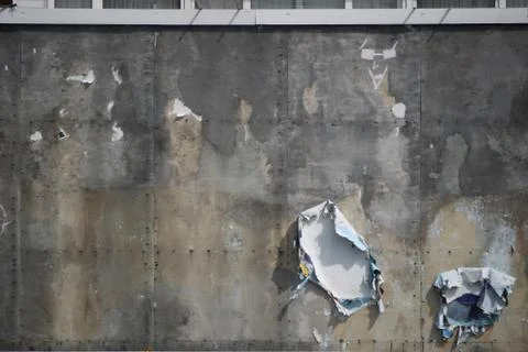 Torn billboard Stock Photos