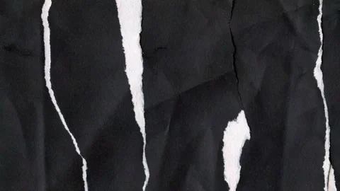 Torn black paper texture background, animated background Video stock 333977540