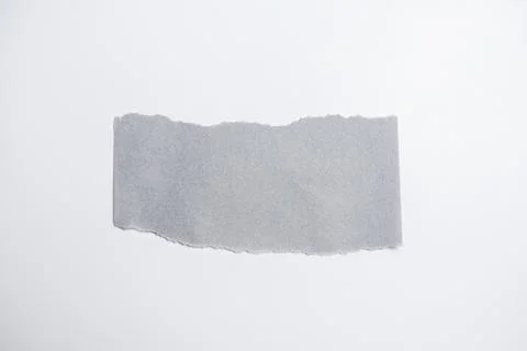 Torn blank pages with uneven texture edges. set of ripped white paper sheet.. Stock Photos