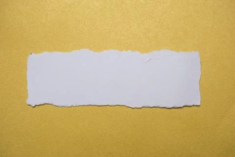 Torn blank pages with uneven texture edges. set of ripped white paper sheet.. Photos
