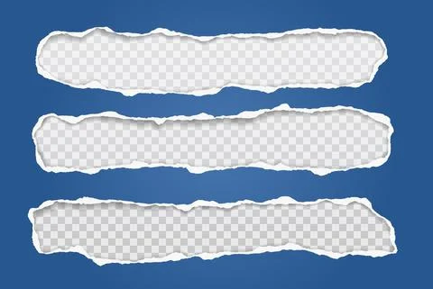 Torn of blue and horizontal paper holes with soft shadow, frames for text are on Stock Illustration