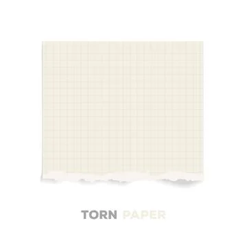 Torn box pattern paper Stock Illustration