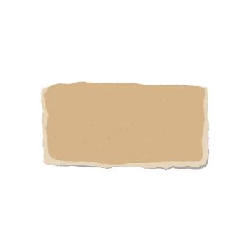 Torn brown cardboard vector illustration 스톡 일러스트