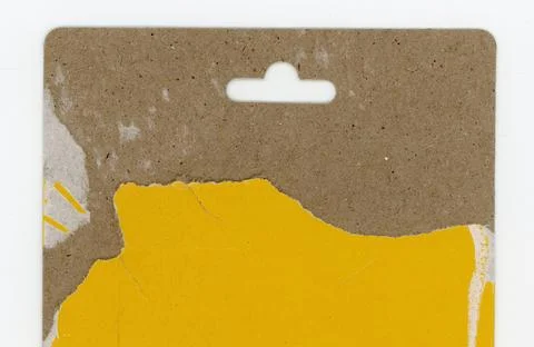 Torn cardboard texture background Stock Illustration