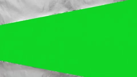 Torn crumpled white grunge paper rip revealing animated on green screen gives Stock Footage 335209685
